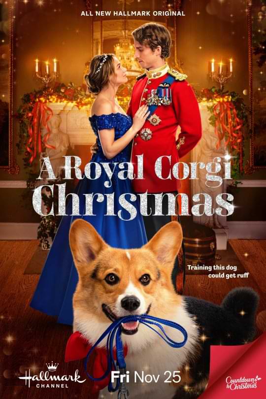 Basset-Hound-Distribution-movie-A-Royal-Corgi-Christmas-poster